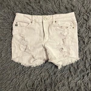 White ropes just USA Jean shorts